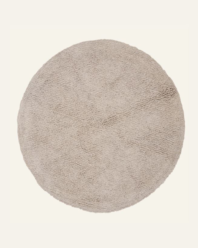 Badematte beige - ø60 cm beige - 1