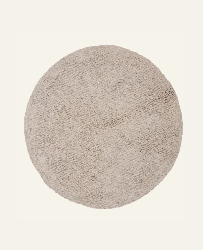 Badematte beige - ø60 cm beige - 1