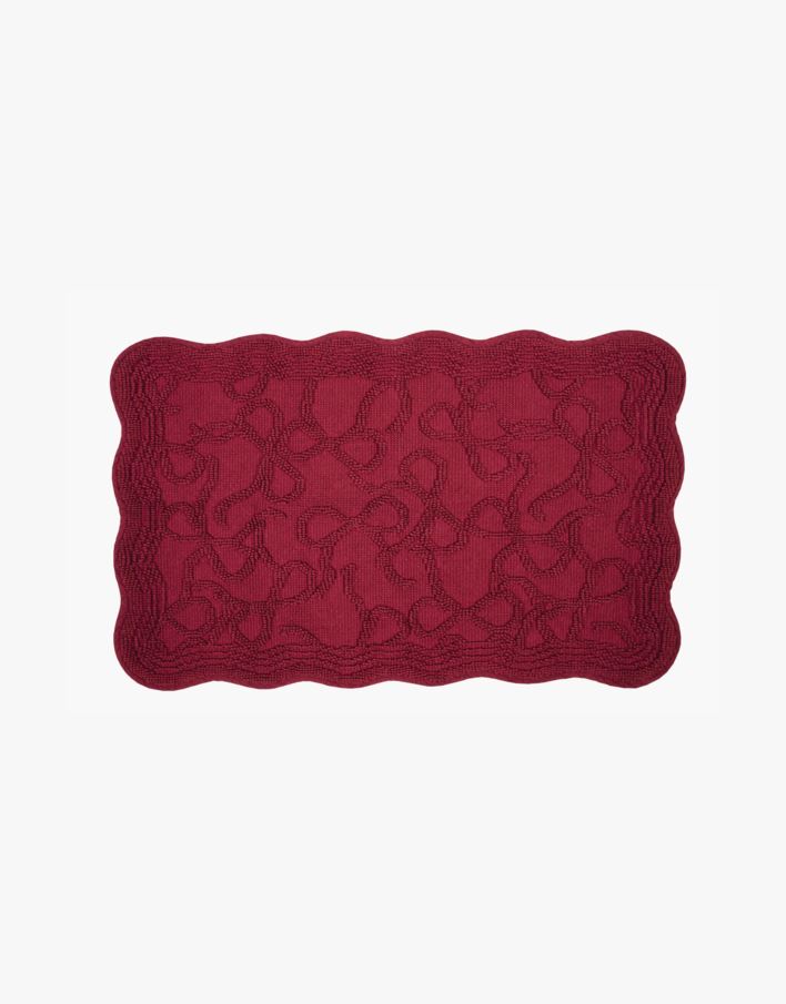 Badematte rød - 55x88 cm rød - 1