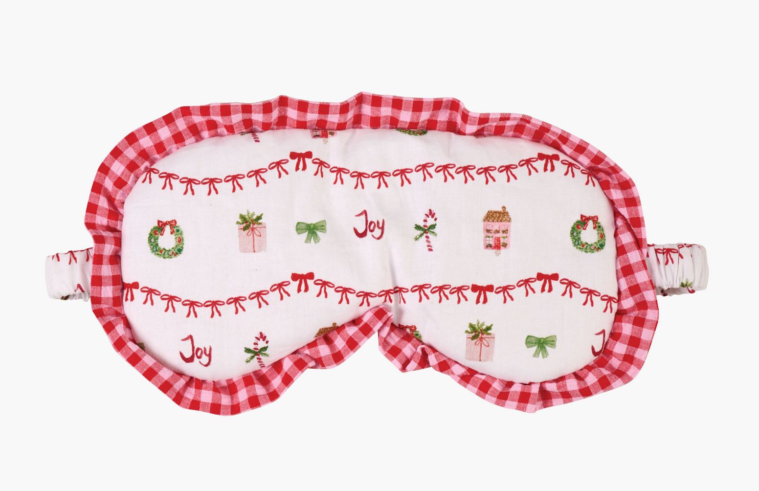 Sovemaske multi rød - 9x20 cm multi rød - 1