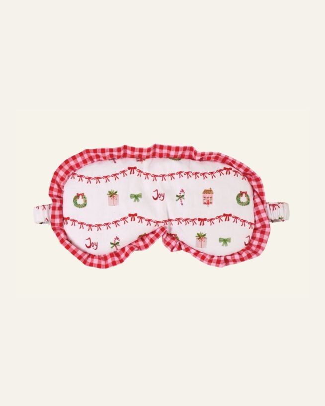 Sovemaske multi rød - 9x20 cm multi rød - 1