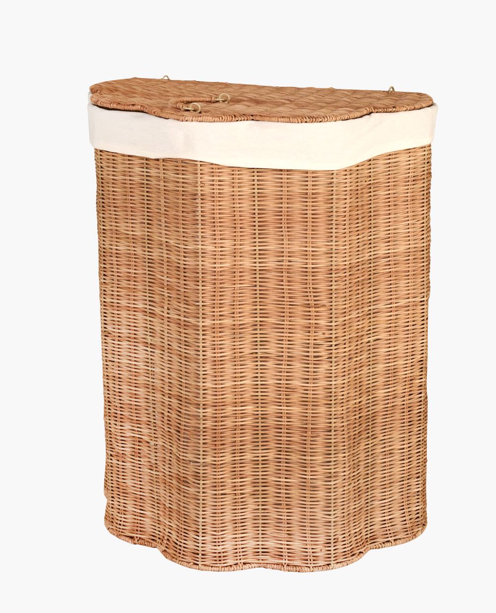 Skittentøyskurv natur - 54x32x67 cm natur - 1