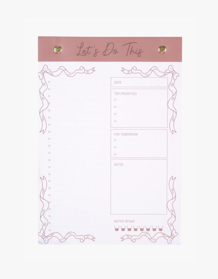 Ukeplanlegger rosa - 14,5x21 cm rosa - 1