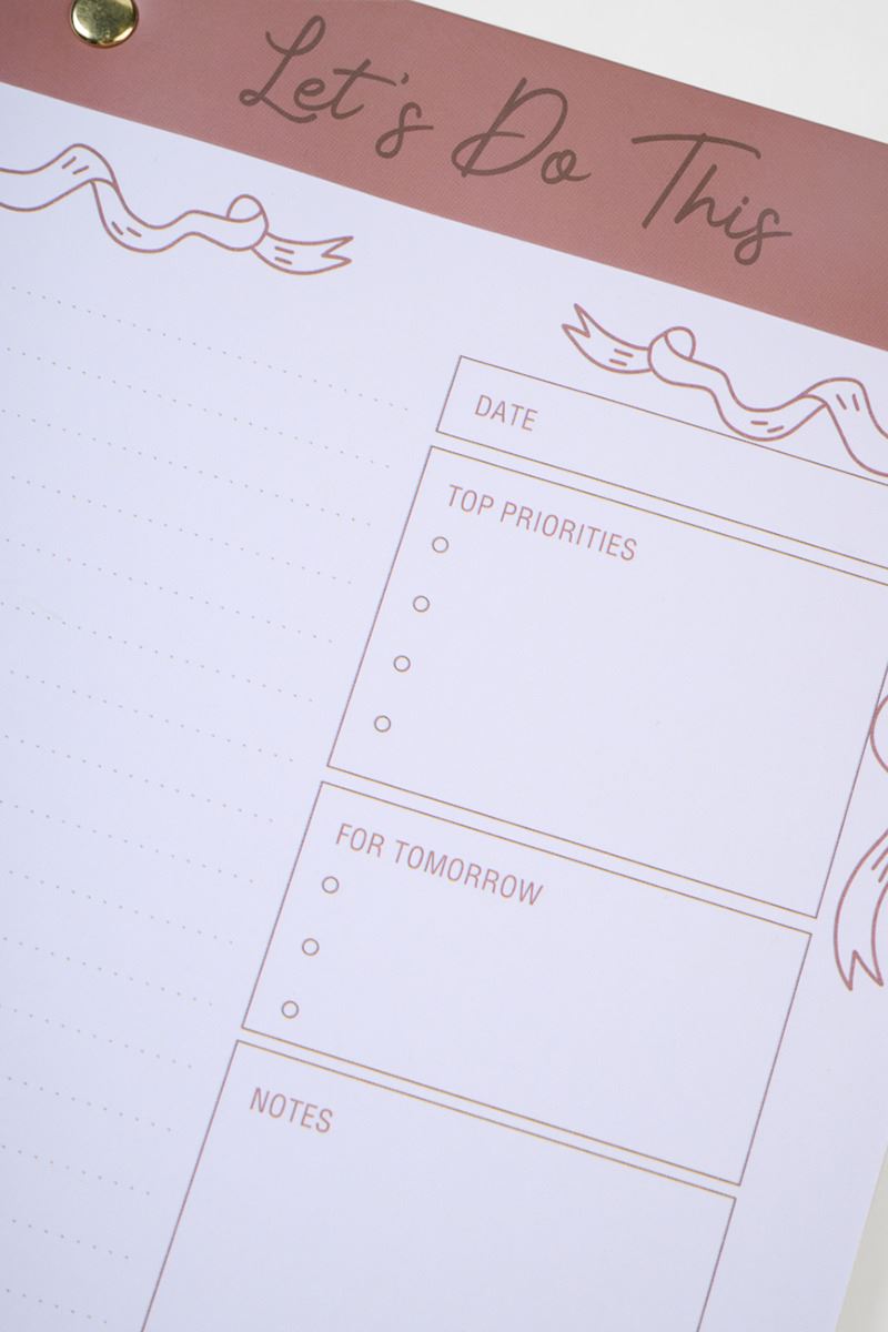 Ukeplanlegger rosa - 2