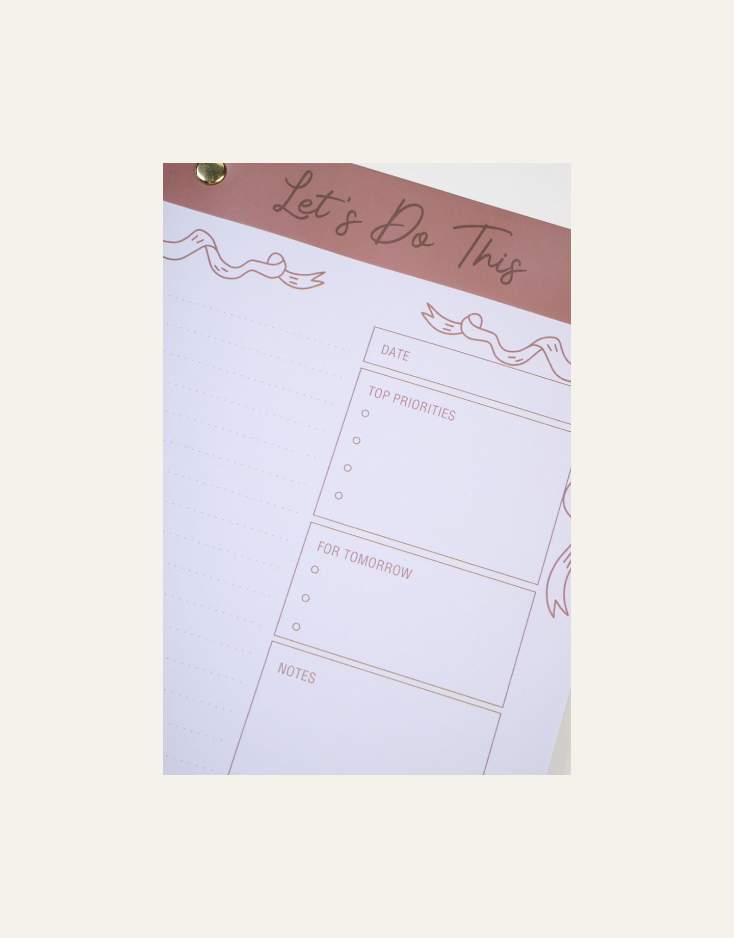 Ukeplanlegger rosa - 2