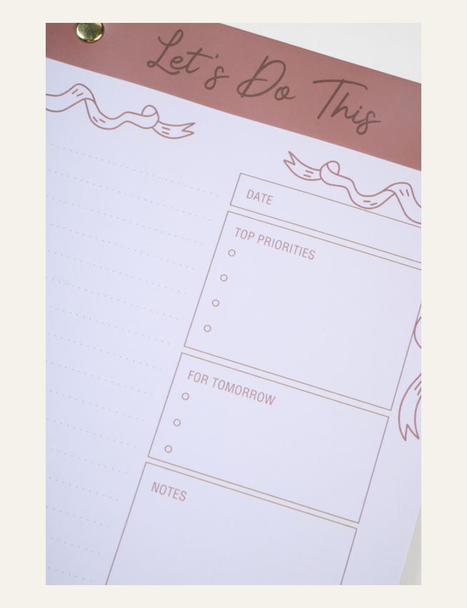 Ukeplanlegger rosa - 2