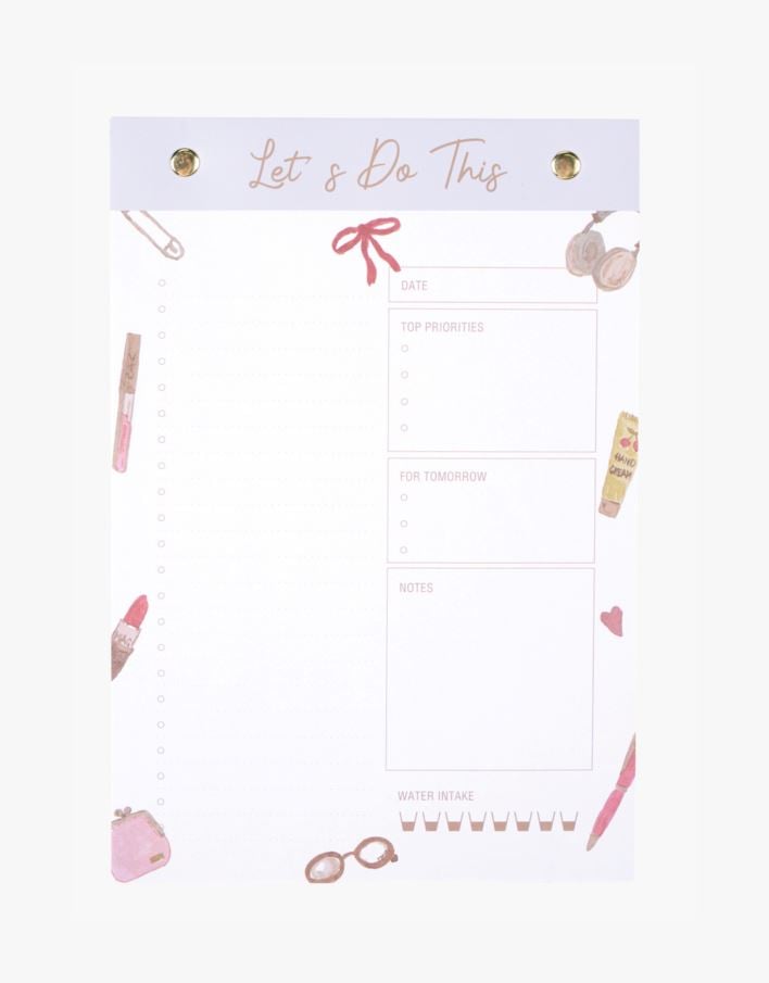 Ukeplanlegger rosa - 14,5x21 cm rosa - 1