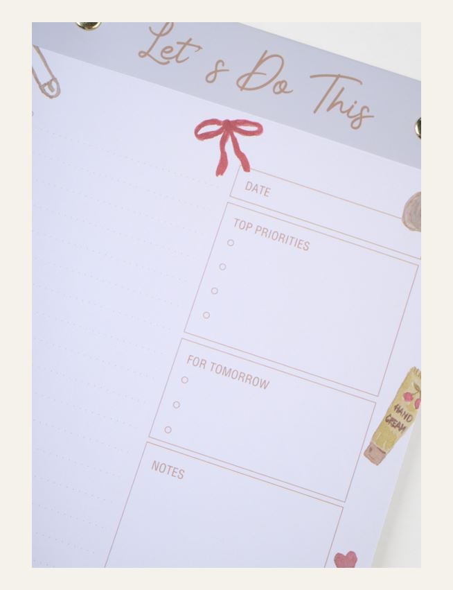 Ukeplanlegger rosa - 2