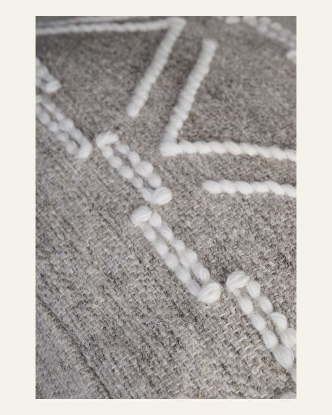 Puff lys beige - 40x40x40 cm lys beige - 1