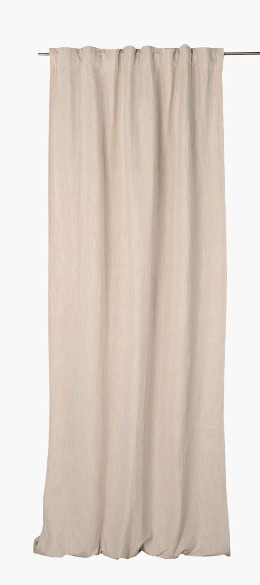 Lysdempende gardin natur - 130x250 cm natur - 1