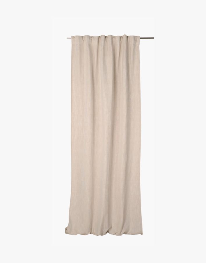 Lysdempende gardin natur - 130x250 cm natur - 1