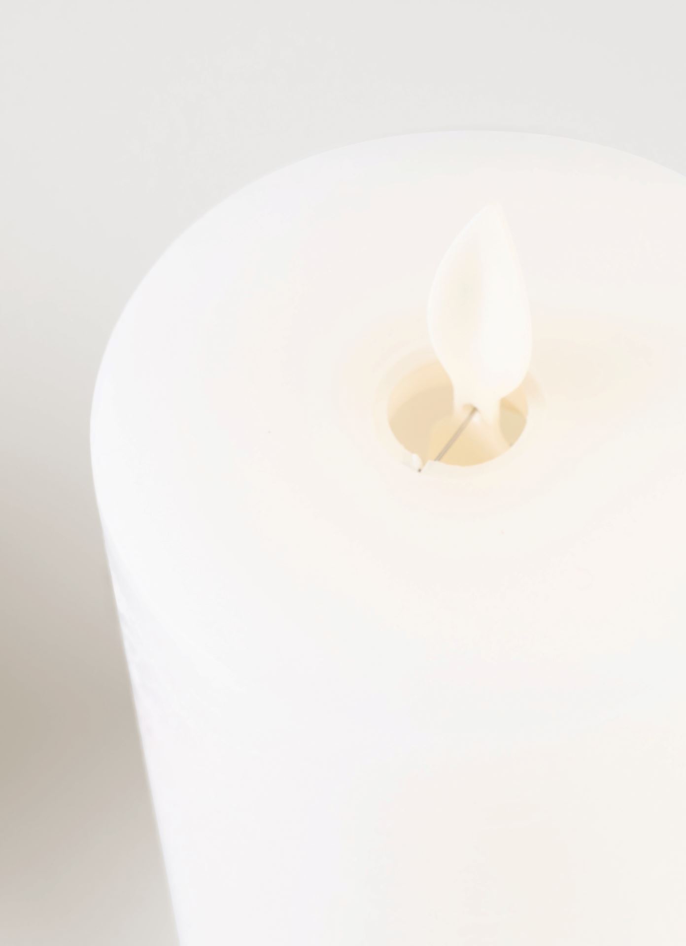 Led kubbelys hvit - 2