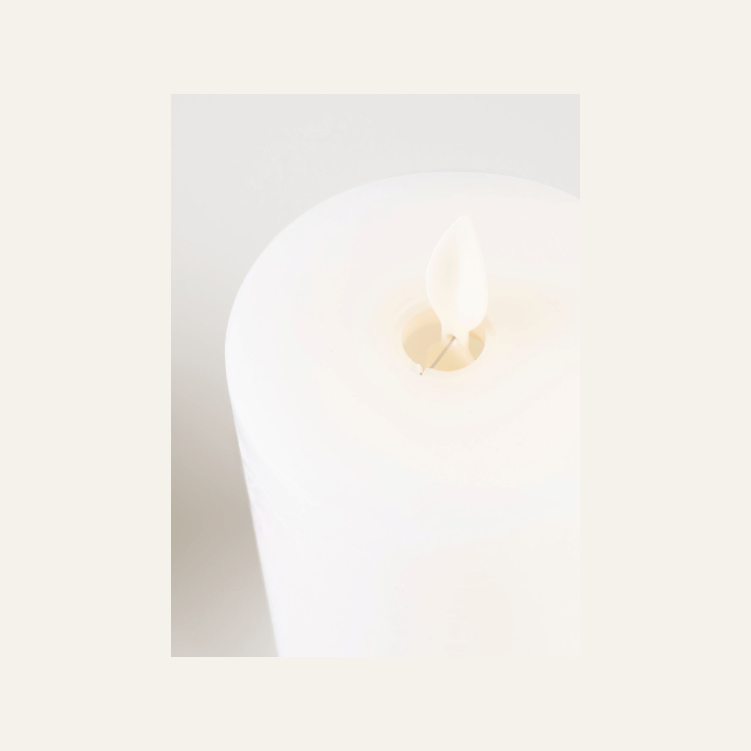 Led kubbelys hvit - 2