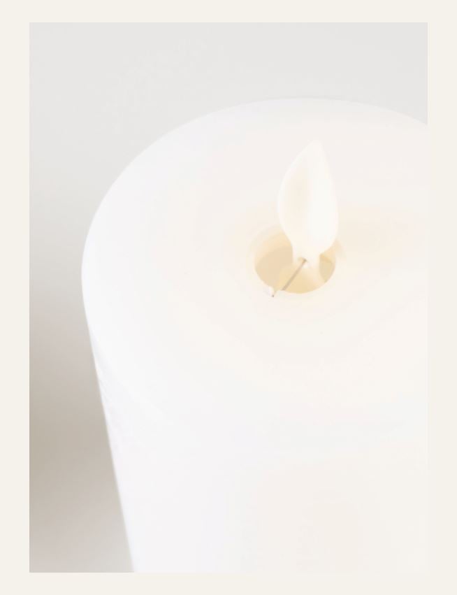 Led kubbelys hvit - 2