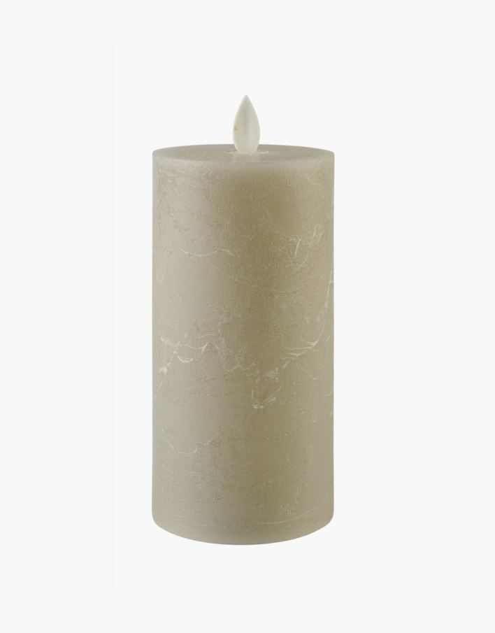 Led kubbelys brun - 7,5x7,5x15 cm brun - 1