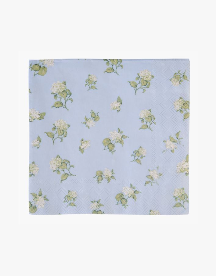 Papirservietter multi blå - 33x33 cm multi blå - 1