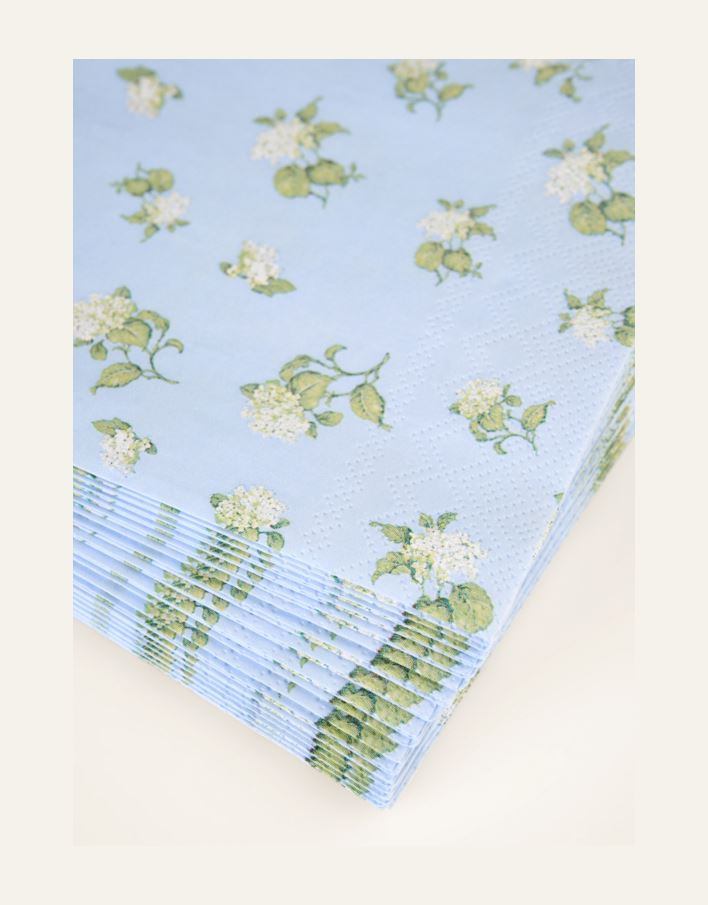 Papirservietter multi blå - 2