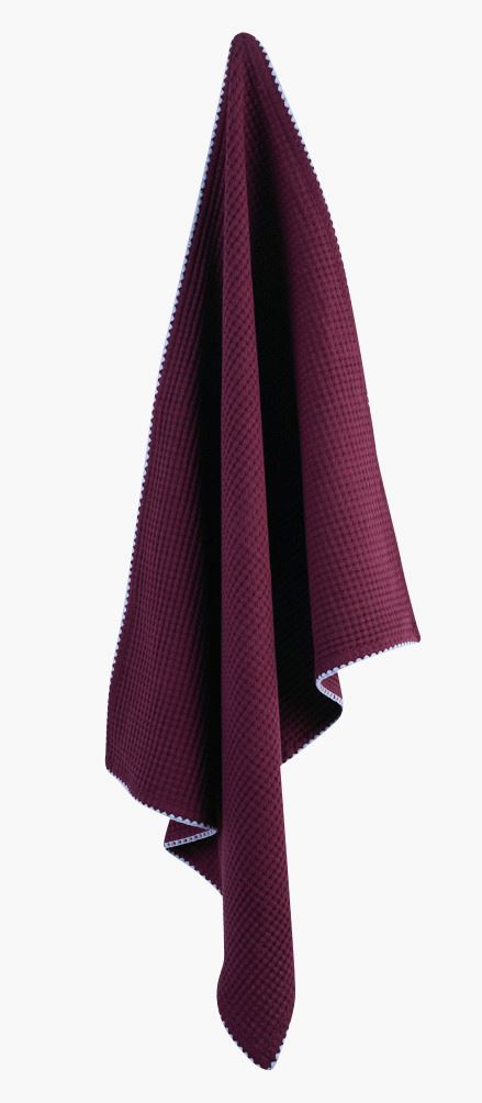 Kjøkkenhåndkle burgunder - 50x70 cm burgunder - 1