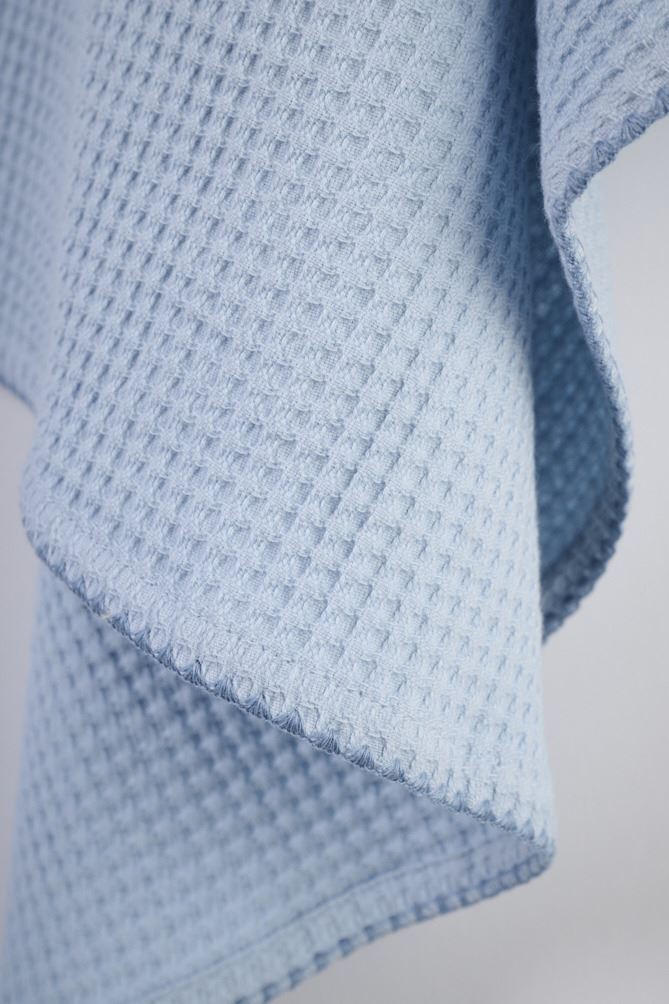 Kjøkkenhåndkle lys blå - 3