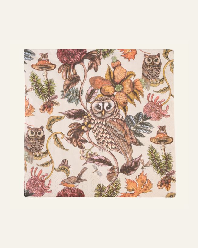 Middagsservietter multi rød - 40x40 cm multi rød - 1