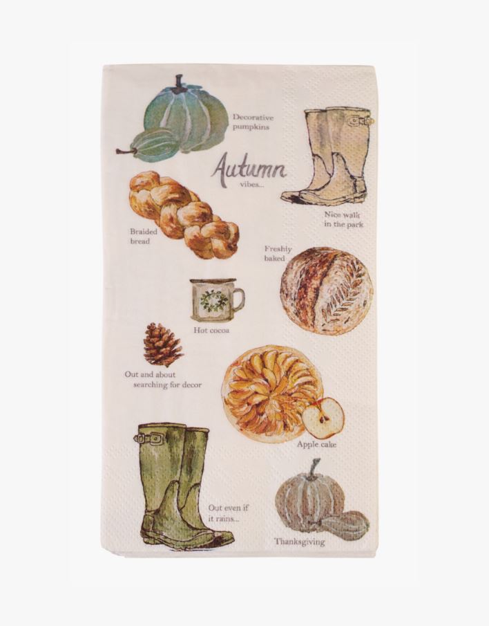 Buffet papirservietter multi hvit - 33x42 cm multi hvit - 1