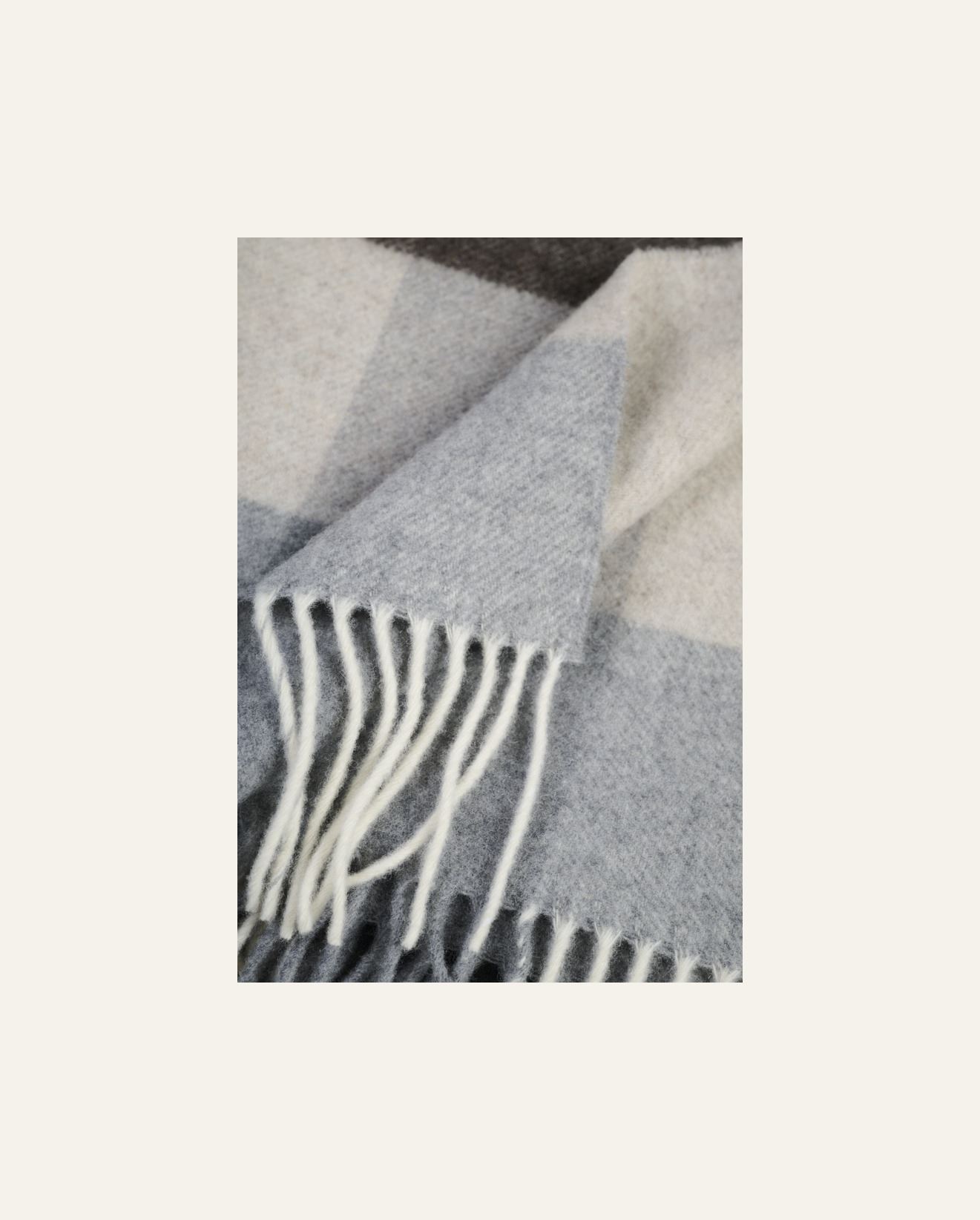 Ullpledd multi beige - 2