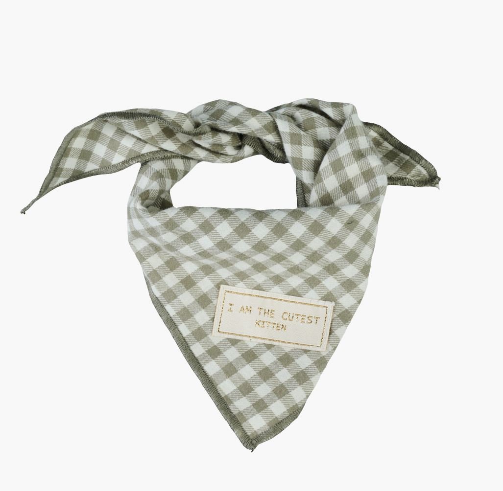 Bandana olivengrønn - 25x50 cm olivengrønn - 1