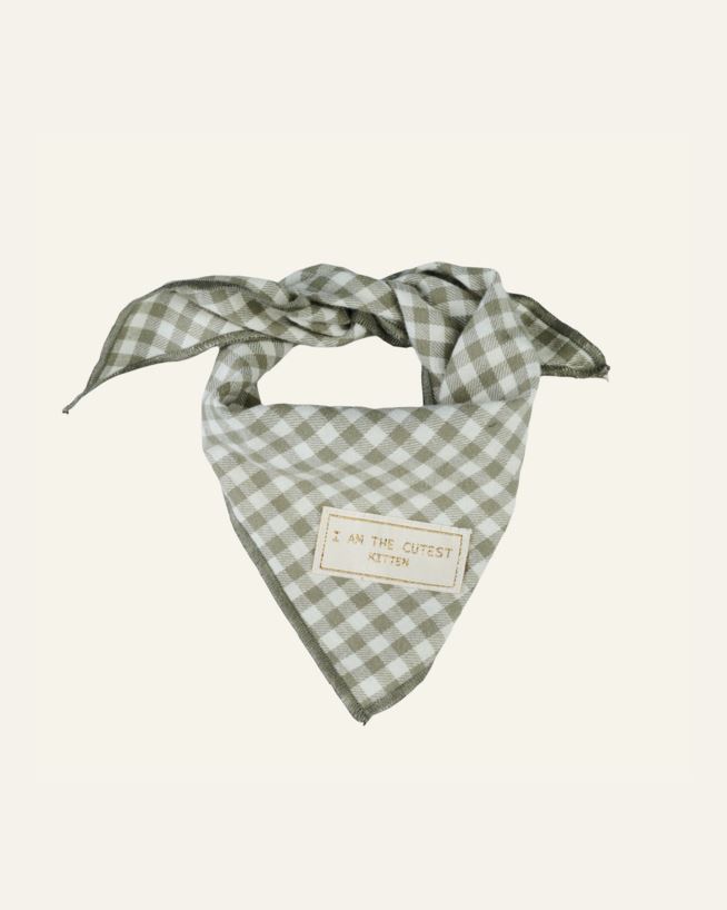 Bandana olivengrønn - 25x50 cm olivengrønn - 1
