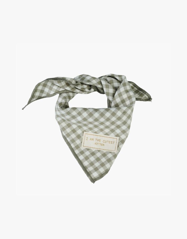 Bandana olivengrønn - 25x50 cm olivengrønn - 1