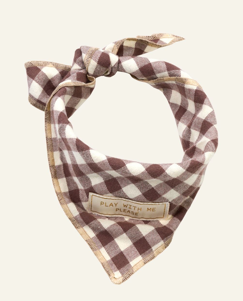 Bandana brun - 65x32 cm olivengrønn - 1