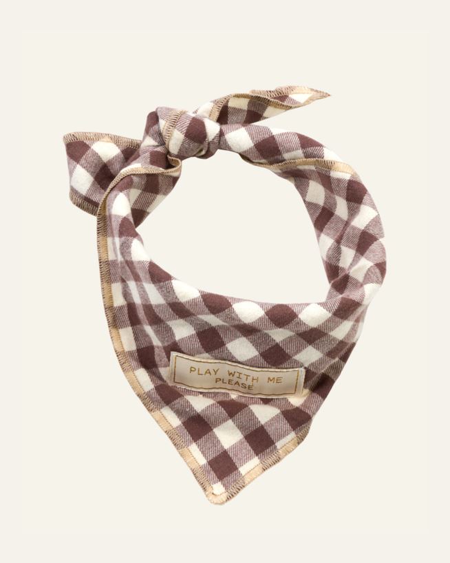 Bandana brun - 65x32 cm olivengrønn - 1