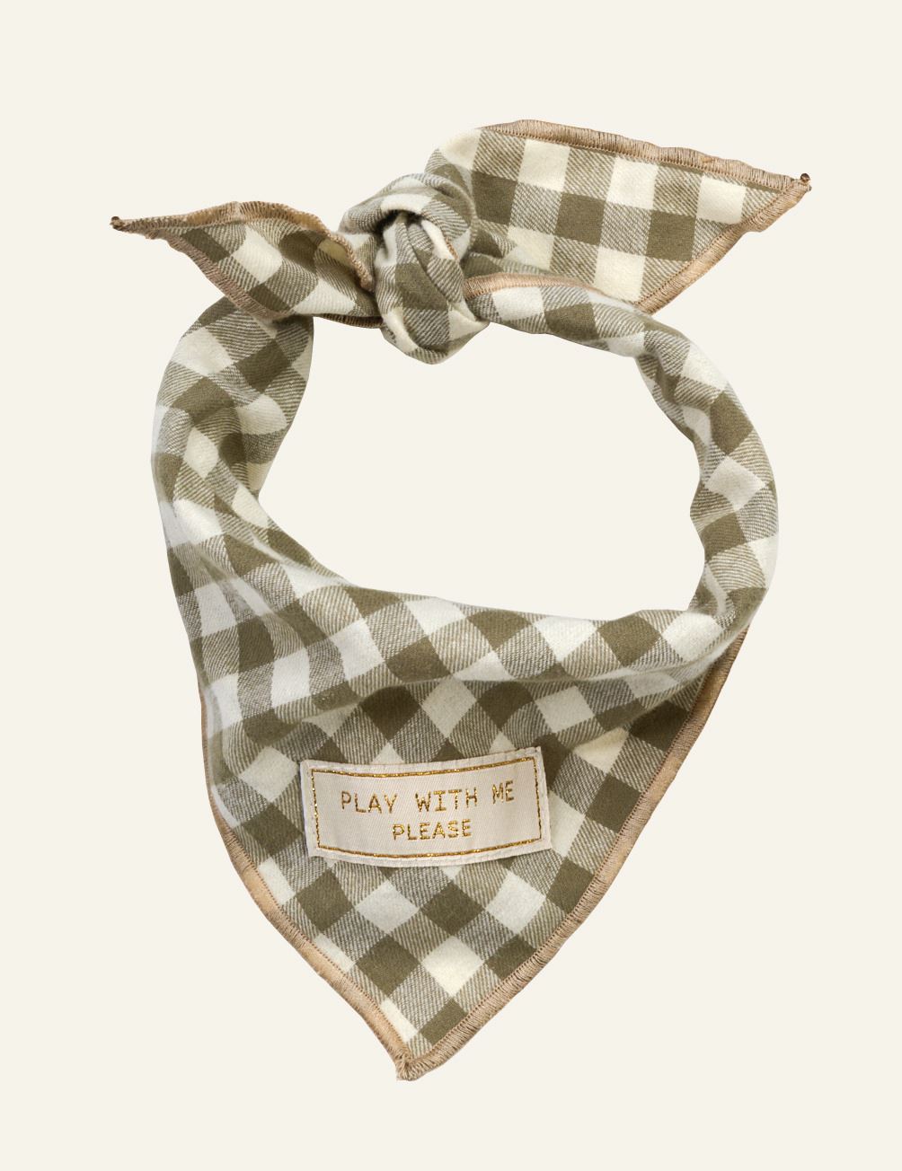 Bandana olivengrønn - 65x32 cm olivengrønn - 1