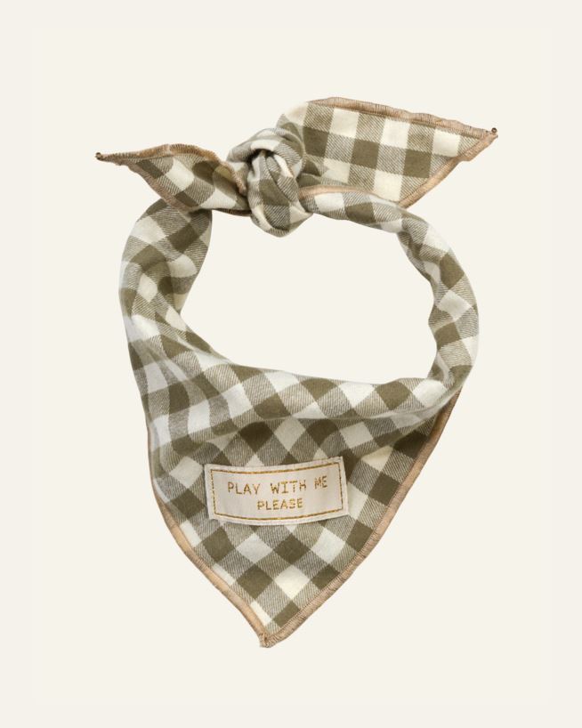 Bandana olivengrønn - 65x32 cm olivengrønn - 1