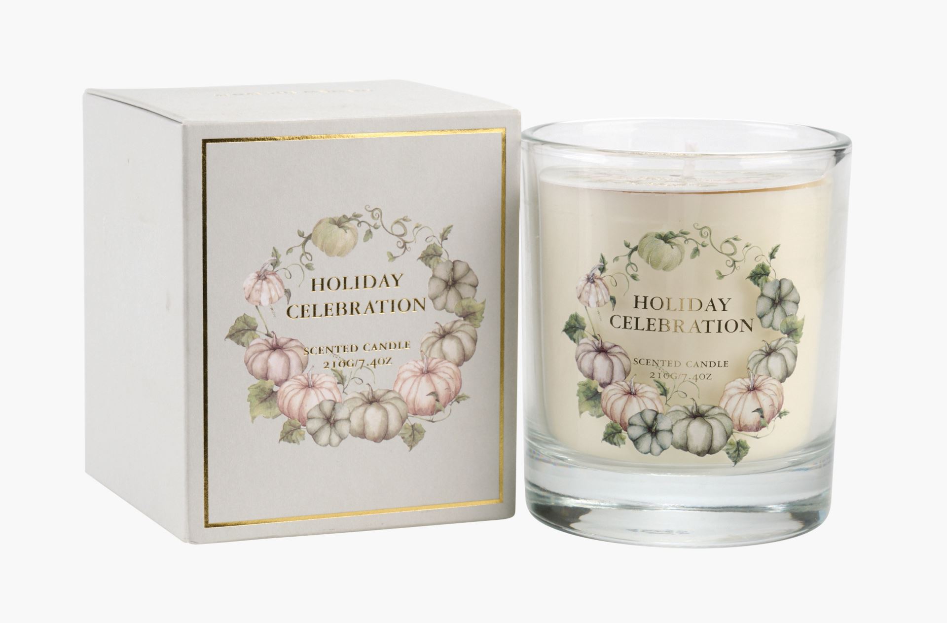 Duftlys lys blå - 210 g lys blå - 1