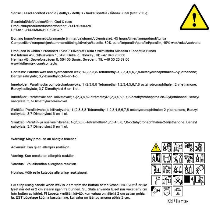 Duftlys multi blå - 2