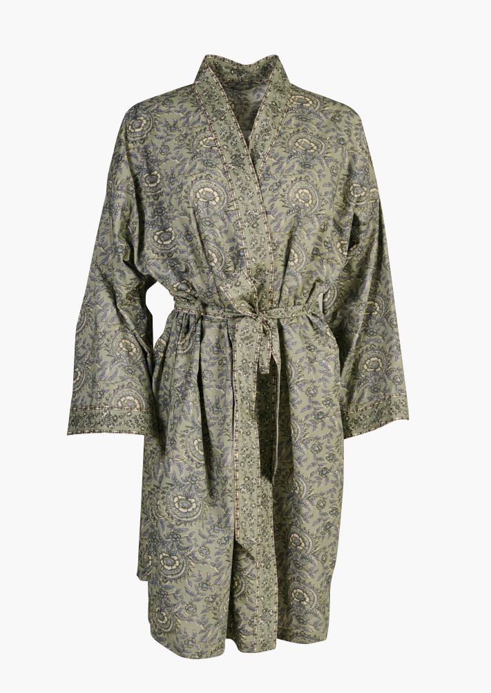 Kimono olivengrønn - one size olivengrønn - 1
