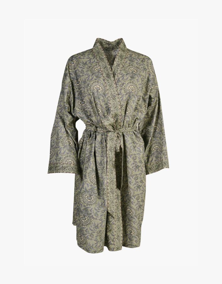 Kimono olivengrønn - one size olivengrønn - 1
