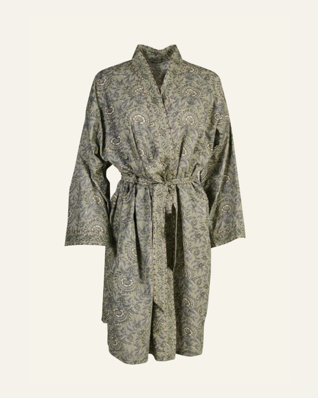 Kimono olivengrønn - one size olivengrønn - 1