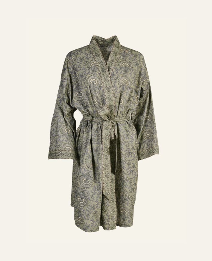 Kimono olivengrønn - one size olivengrønn - 1
