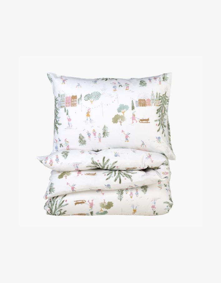 Flanell sengesett multi - 200x220 cm multi - 1