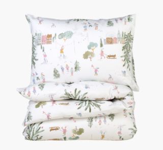 Kid Joyful City Flanell Sengesett Multi 140x220 cm