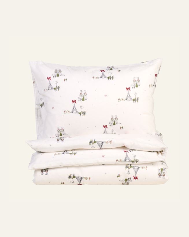 Flanell sengesett multi - 140x200 cm/50x70 cm multi - 1