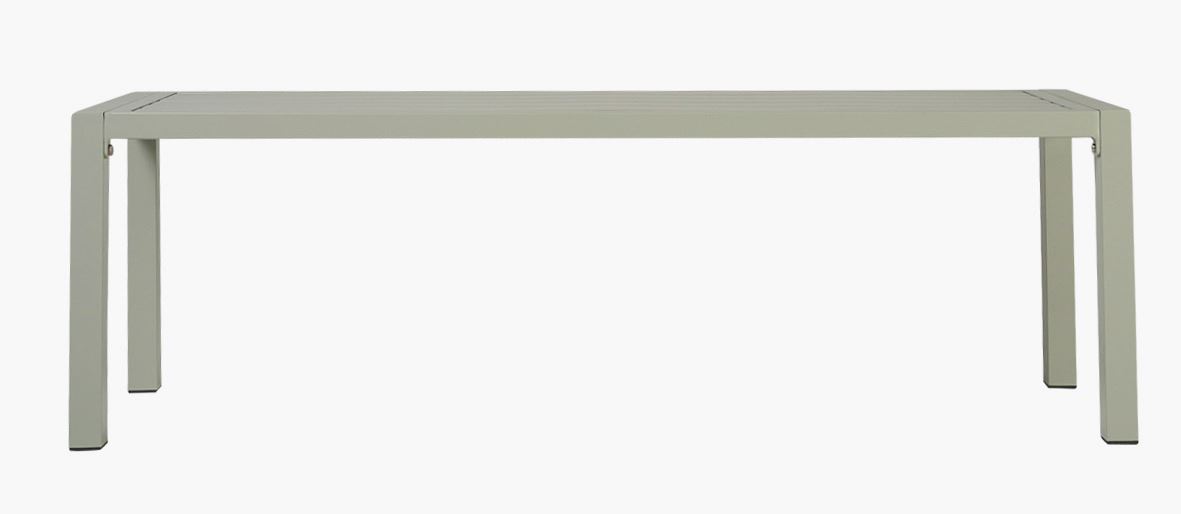 Hagebenk grågrønn - 132x40x42,5 cm Grågrønn - 1