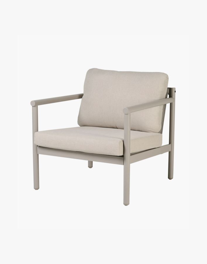 Loungestol taupe - 71x77x66,5 cm taupe - 1