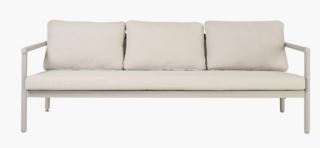 Forms & Objects Cavan Loungesofa Taupe 197x77x66,5 cm