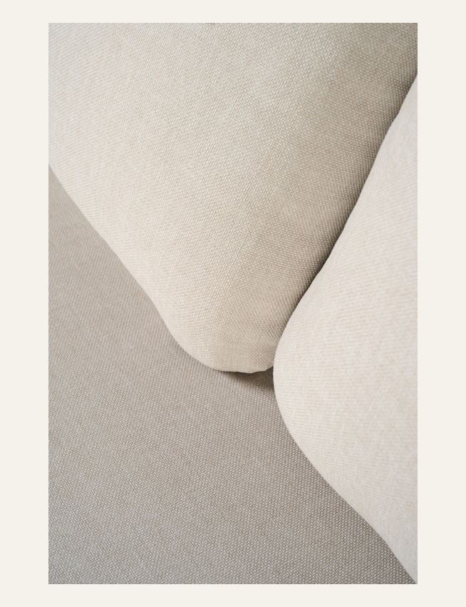 3 seter sofa taupe - 3