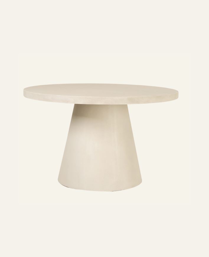 Hagebord krem - Ø125x70 cm krem - 1