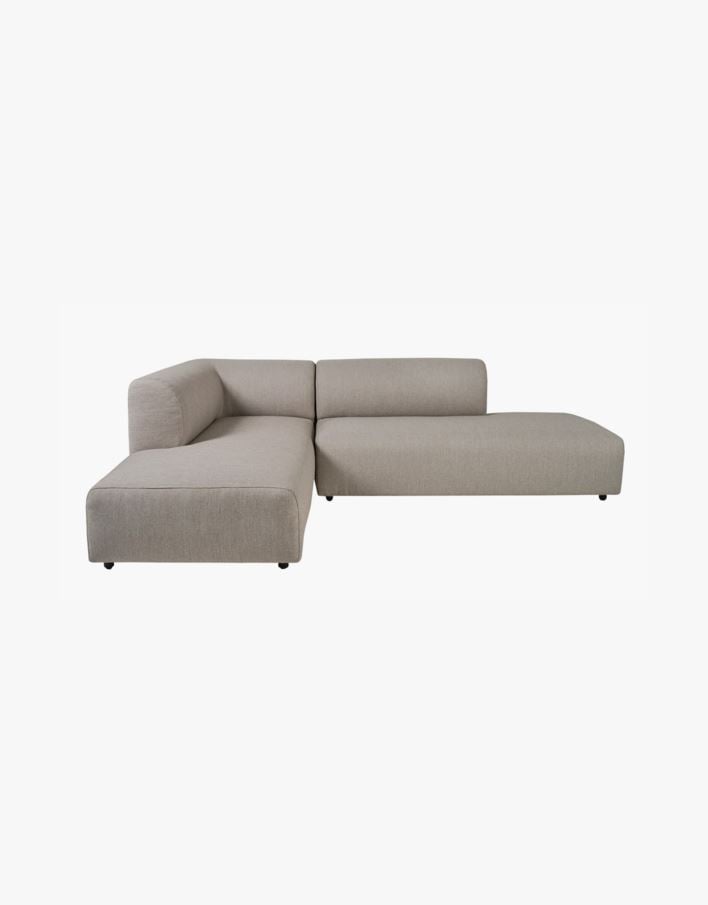 Hjørnesofa beige - 250x191,5x75 cm beige - 1