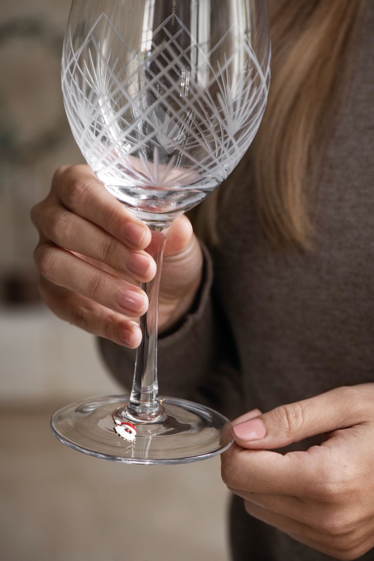 Rødvinsglass transparent - 6