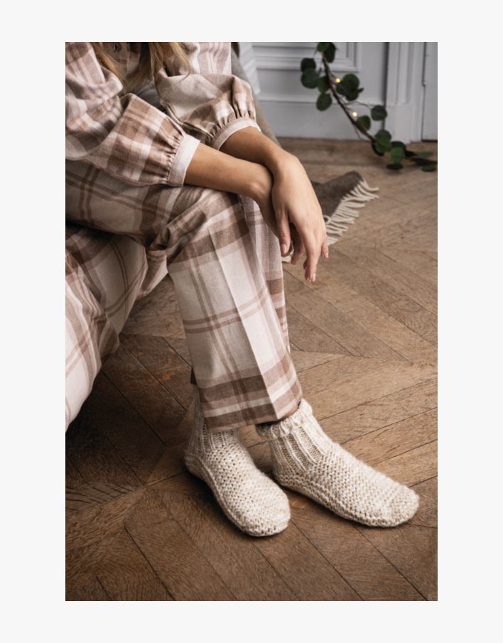 Pyjamasbukse sand - one size sand - 1